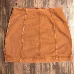 Free People Modern Femme Denim Skirt